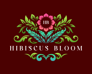 Luxury Flower Boutique logo design