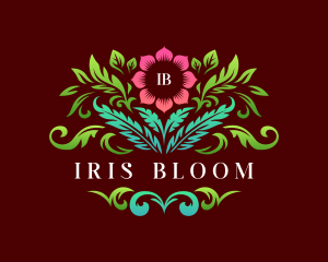 Luxury Flower Boutique logo design