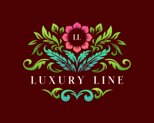 Luxury Flower Boutique logo design