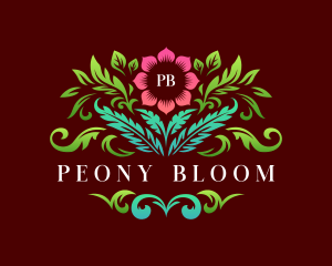 Luxury Flower Boutique logo design