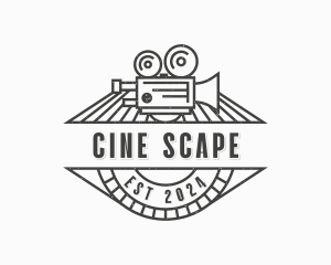 Camera Film Cinema logo design