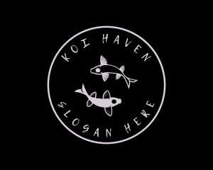 Koi Fish Aquarium logo