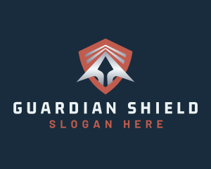 Arrow Shield Protection logo design