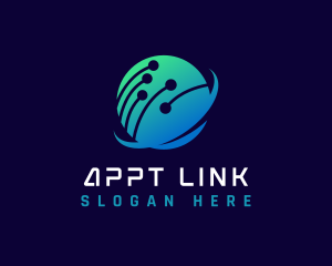 Link Network Technology logo design