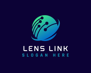 Link Network Technology logo design