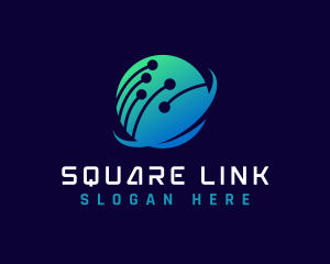 Link Network Technology logo design