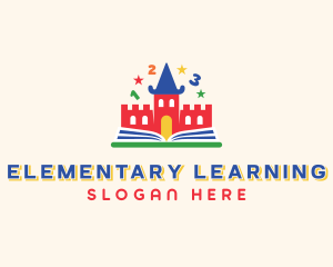 Kindergarten Child Learning logo design