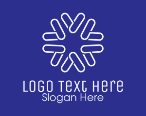 Paper Clip Shape Logo