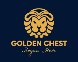 Golden Lion Luxury logo design