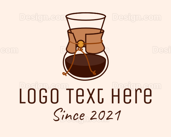 Modern Coffee Carafe Logo