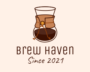 Modern Coffee Carafe logo design