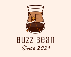 Modern Coffee Carafe logo design