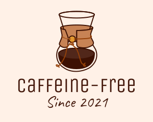 Modern Coffee Carafe logo design