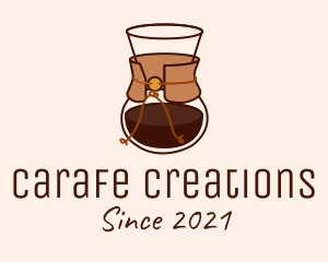 Modern Coffee Carafe logo design