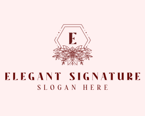 Elegant Flower Event logo design