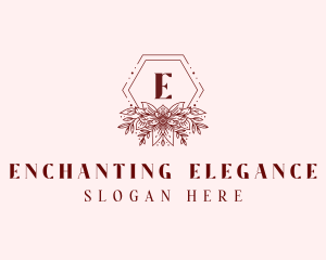 Elegant Flower Event logo design