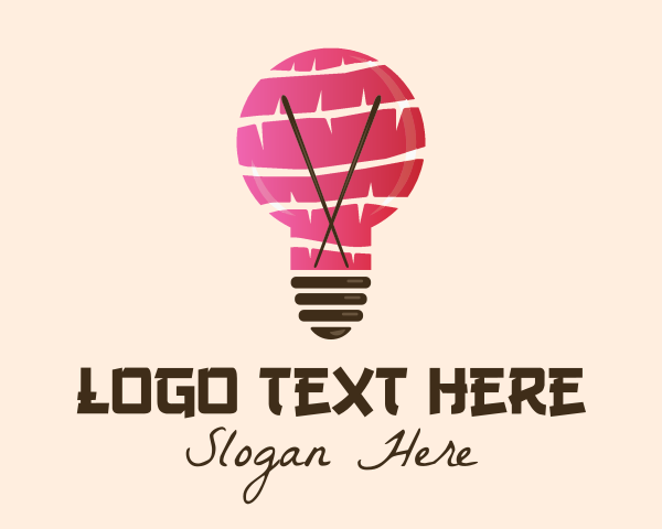 Light Bulb logo example 2