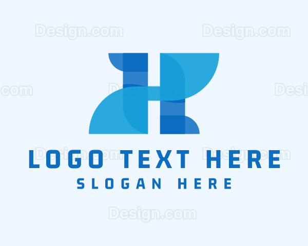 Startup Business Letter H Logo