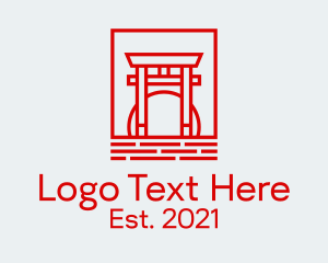 Japanese Torii Gate  logo