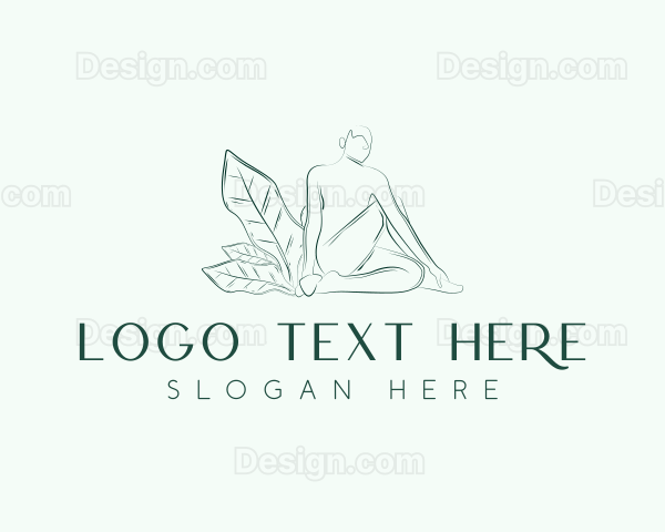 Yoga Human Stretching Logo