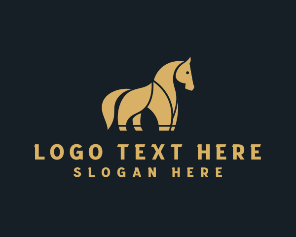 Gold Horse Equestrian  logo