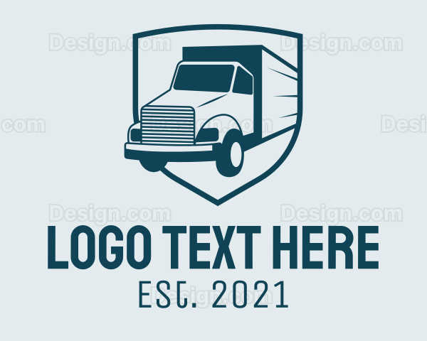 Delivery Transport Truck Logo