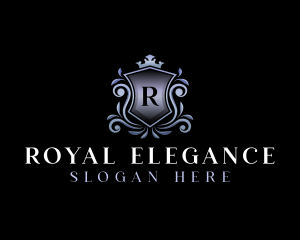 Luxury Royal Shield logo design