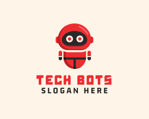 Robot Droid Robotics logo design