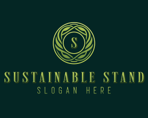 Sustainable Wellness Garden logo design