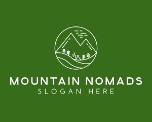 Outdoor Mountain Camp  logo design