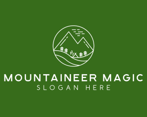 Outdoor Mountain Camp  logo design