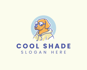 Cool Shades Dog logo design