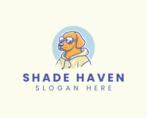 Cool Shades Dog logo design