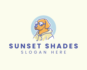 Cool Shades Dog logo