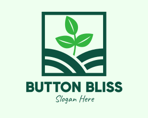 Organic Plant Seedling logo design