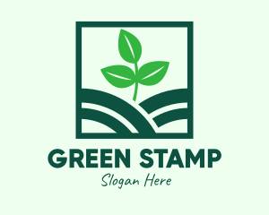 Organic Plant Seedling logo design