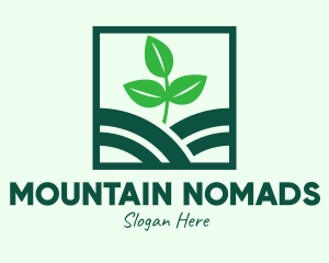 Organic Plant Seedling logo design