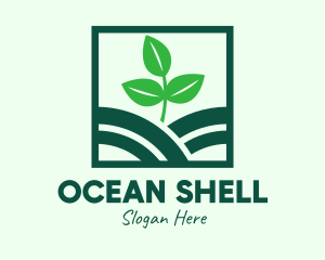 Organic Plant Seedling logo design