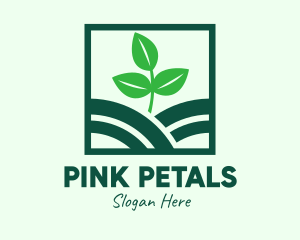 Organic Plant Seedling logo design