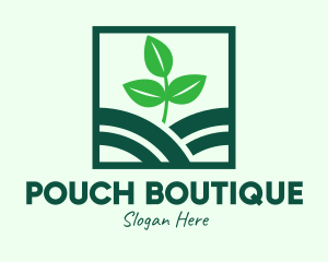 Organic Plant Seedling logo design