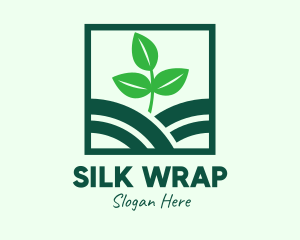 Organic Plant Seedling logo design