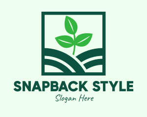 Organic Plant Seedling logo design