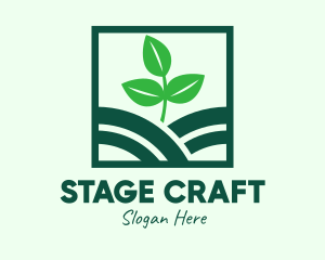 Organic Plant Seedling logo design