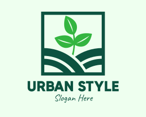 Organic Plant Seedling logo