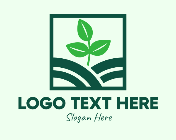 Organic Plant Seedling logo