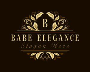 Floral Leaf Boutique logo design