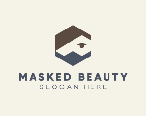 Man Face Mask logo design