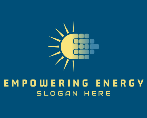 Solar Power Panel logo design