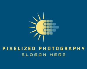 Solar Power Panel logo design