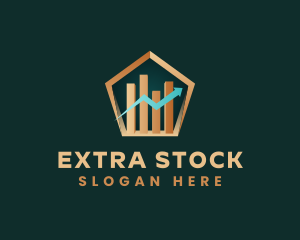 Finance Stocks Graph logo design